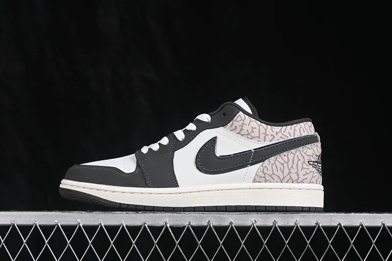 All categories Air Jordan Jordan series basketball shoes Air Jordan 1 Low G version pure original Air Jordan 1 Low AJ1 Joe 1 white gray burst pattern low-top retro cultural basketball shoes IU2268-100